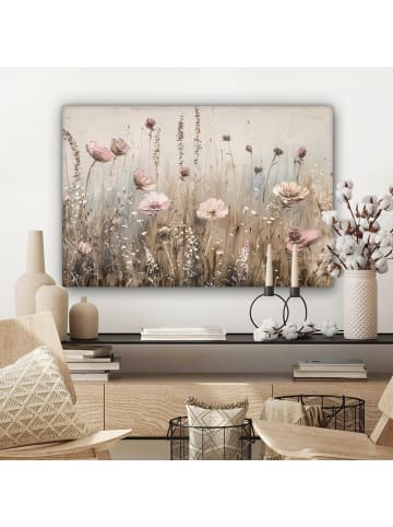 MuchoWow Poster mit Leiste Blumenfeld  (BxH)