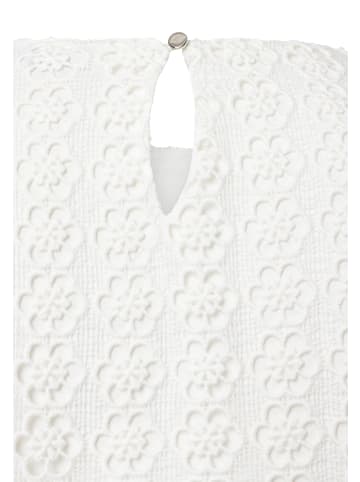 More & More romantische 1/2 Arm Spitzenbluse in white