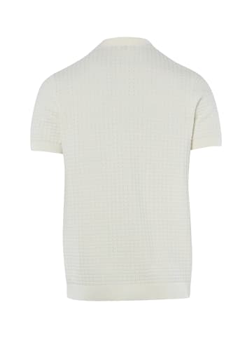Finshley & Harding London Strick-Poloshirt in ecru