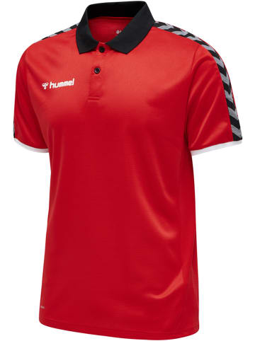 Hummel Hummel Polo Hmlauthentic Multisport Herren Atmungsaktiv Schnelltrocknend in TRUE RED