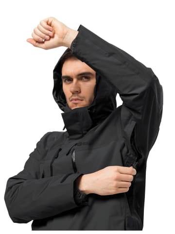Jack Wolfskin Outdoorjacke für Herren in schwarz