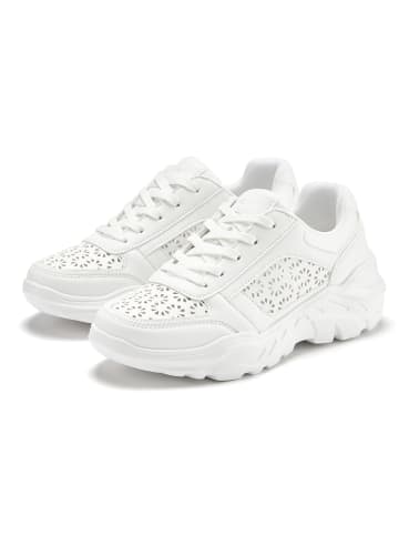 LASCANA Sneaker in weiß