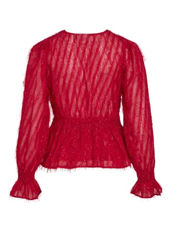 Vila Bluse in Fiery Red