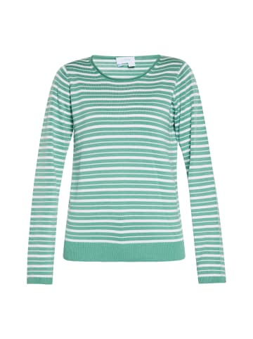 usha BLUE LABEL Damen Pullover in HELLGRÜN WEISS