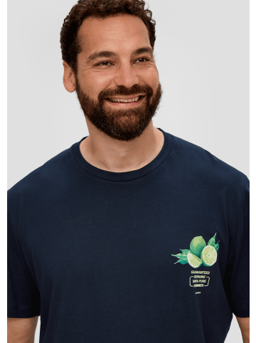 s.Oliver T-Shirt kurzarm in Blau
