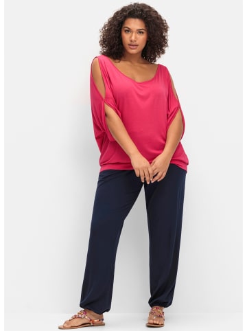 sheego Jerseyhose in marine