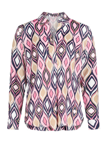Betty Barclay Schlupfbluse langarm in Pink/Dark Blue