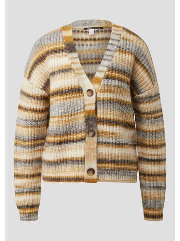 QS Strickjacke in 85X0_senf