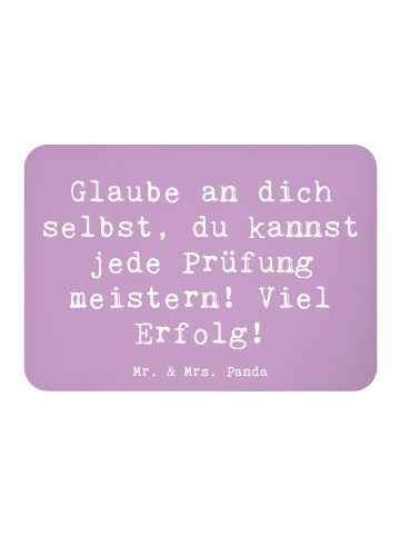Mr. & Mrs. Panda Dekomagnet Spruch Prüfungen bestehen mit Spruch in Lavendeltraum