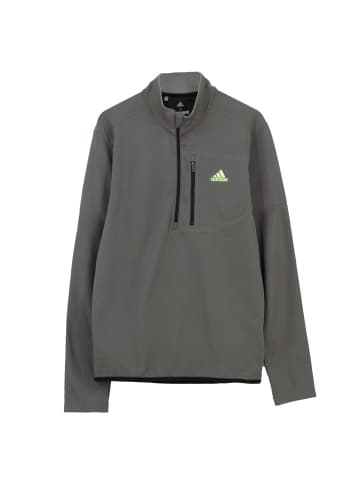 adidas Shirt Gridded 1/4 Zip Golf in Grau