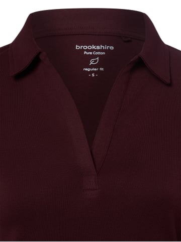 brookshire Langarmshirt in bordeaux