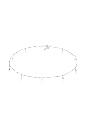 Elli Halskette 925 Sterling Silber Tropfen in Silber