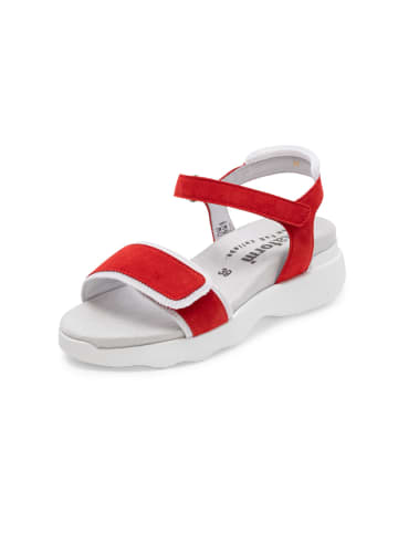 VITAFORM Samtziegenleder Sandalen in rot