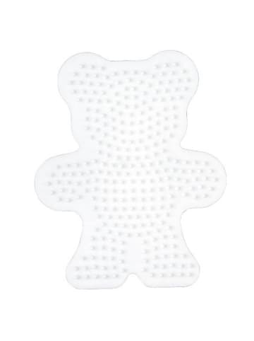 Hama Stiftplatte Teddybär für Midi-Bügelperlen in weiß