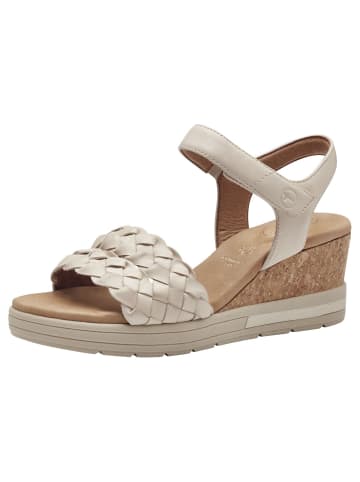 Tamaris COMFORT Sandalette in IVORY NAPPA