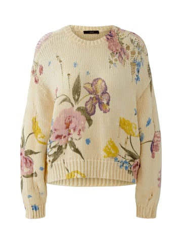 Oui Pullover in offwhite red