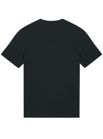 wat? Apparel T-Shirt Balloon Spaceman in Schwarz