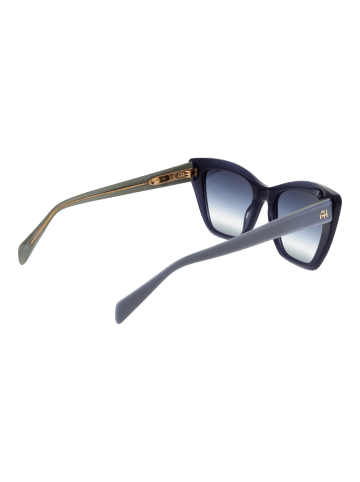 Ana Hickmann Frauen Sonnenbrille Katzenauge Blau