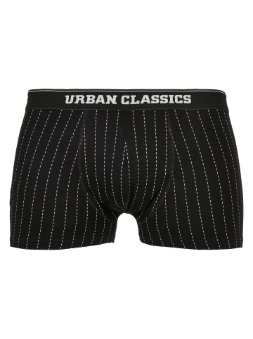 Urban Classics Boxershorts in pinstripe aop+charcoal+jasper