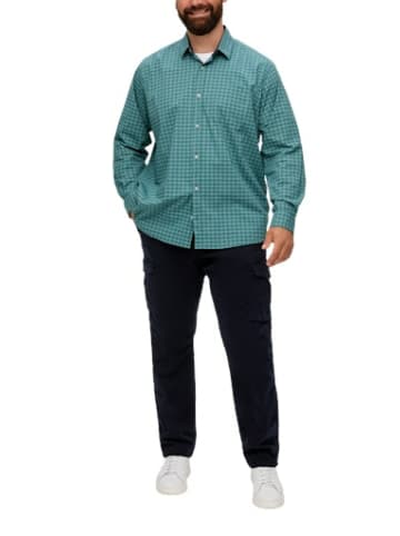 S. Oliver Langarm FreizeitHemd für Herren in blau