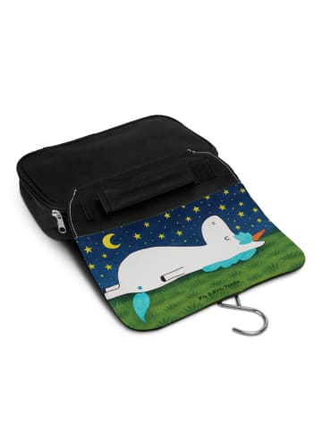 Mr. & Mrs. Panda Kosmetiktasche Einhorn Sternenhimmel Design ohn... in Weiß
