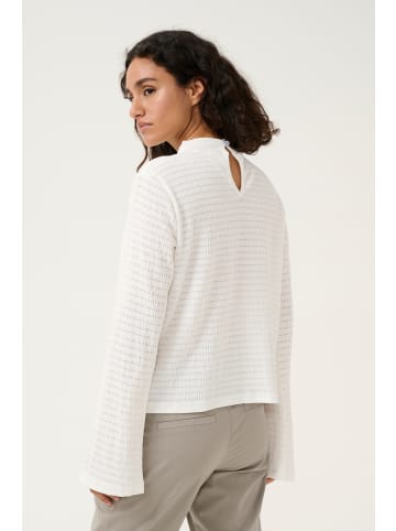 Kaffe T-shirt KAdebra Baggy fit in Chalk