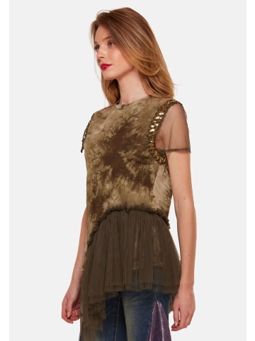 TOOCHE Shirt & Top "Green Dream" in braun