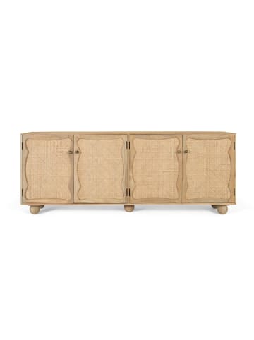 Giner y Colomer Sideboard aus Mangoholz mit 4 Türen und handgefertigtem Design