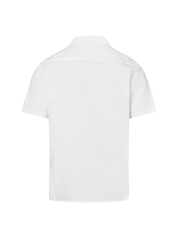 Nils Sundström Kurzarmhemd in ecru