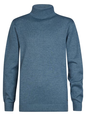 Petrol Industries Feinstrick-Rollkragenpullover Steelshore in Blau