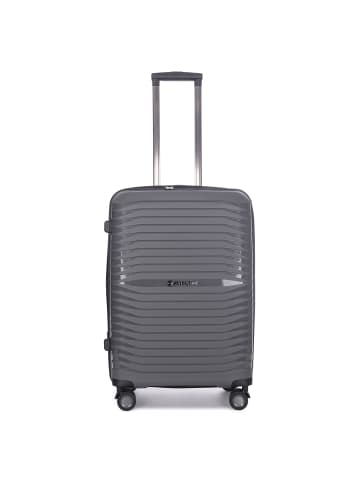 Stratic Bright+ 4 Rollen Trolley M 66 cm mit Dehnfalte in grey