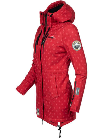 Marikoo Funktionsmantel Zimtzicke in Rot Dots