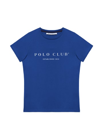 Polo Club T-Shirt in Royal Blau