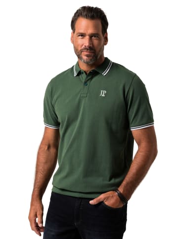 JP1880 Poloshirt in dunkelgrün