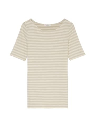 Marc O'Polo Gestreiftes T-Shirt slim in multi/ stone grey