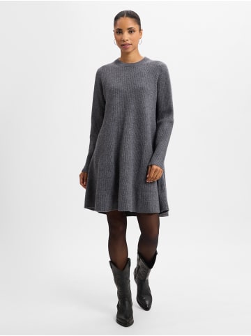 Marie Lund Strickkleid in anthrazit - 0002