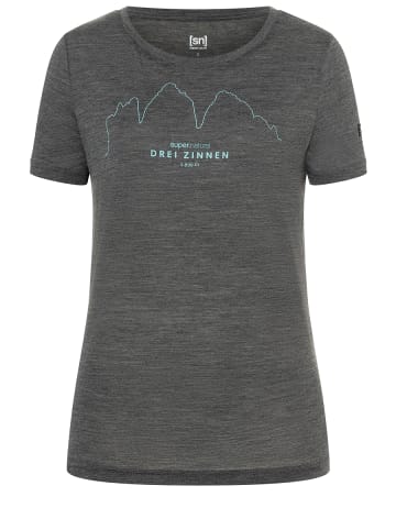 super.natural Merino T-Shirt in grau