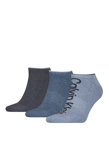 Calvin Klein Socken 3er Pack in Blau (melange)