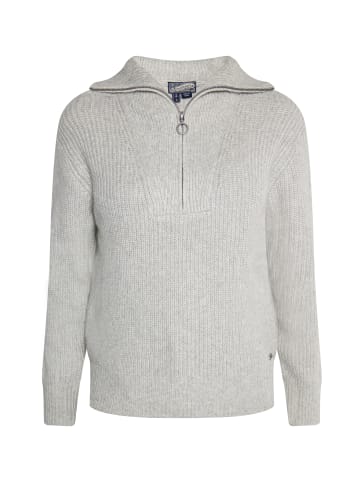 DreiMaster Vintage Damen Strickpullover in Grau Melange