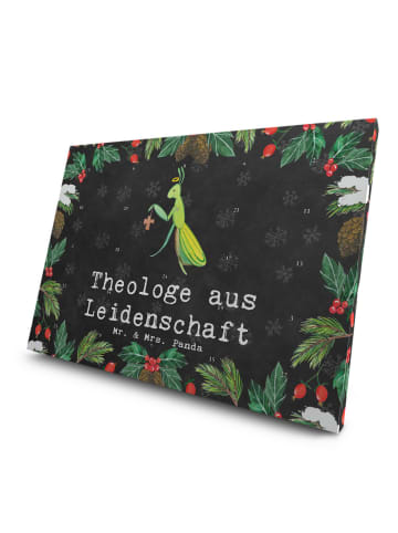 Mr. & Mrs. Panda Tee Adventskalender Theologe Leidenschaft mit S... in Kreidetafel