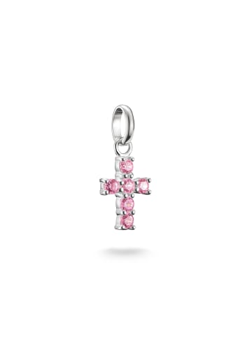 Thomas Sabo Charm-Anhänger in silber, pink