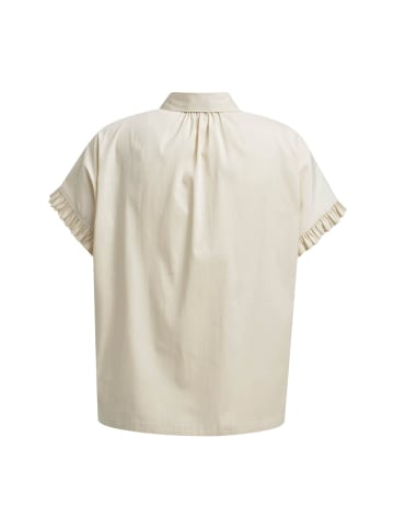 Smith&Soul Bluse mit Rüschenärmeln in Beige