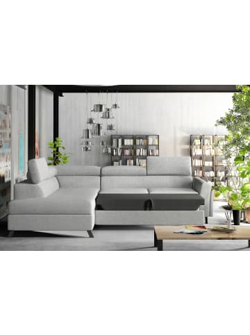 MF Design Katara Recamiere Links in Grau -  (L) 265 x (B) 265 x (H) 92 cm