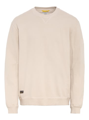 Camel Active Sweatshirt aus reiner Baumwolle in Beige