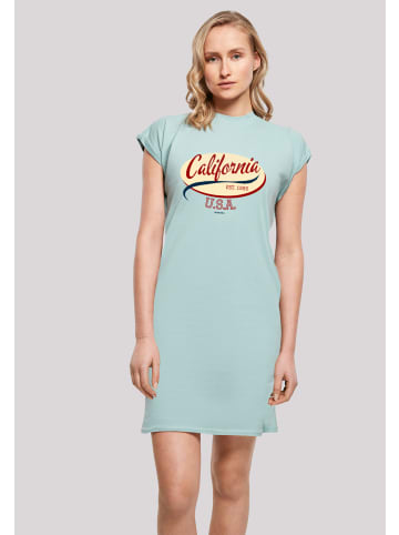 F4NT4STIC T-Shirt Kleid California in Bluemint