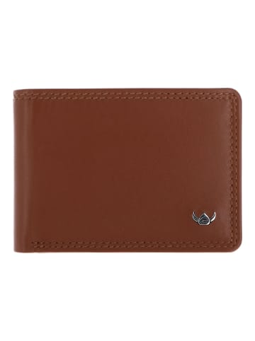 Golden Head Polo Geldbörse RFID Schutz Leder 10 cm cognac