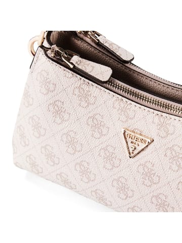 Guess Noelle Schultertasche 27 cm in dark taupe logo