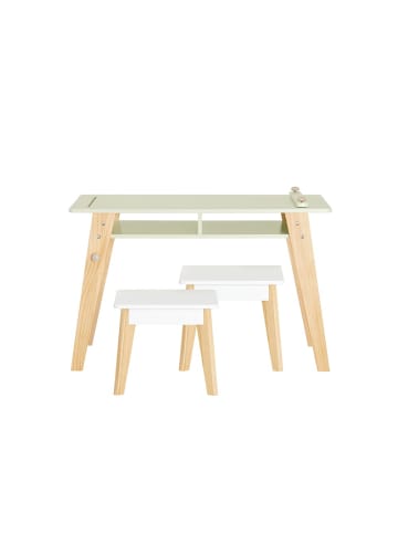 SoBuy Kinderschreibtisch in Hellgrün - (W) 48 x (H) 50 x (L) 80 cm