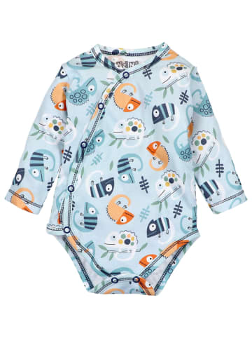 Nini Body Langarm Chamäleon in blau