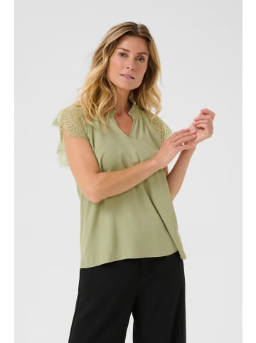 Cream Kurzarm-Bluse CRNola Straight fit in Tea